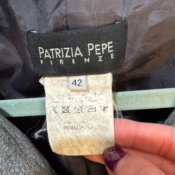 Patrizia Pepe Denim Jacket Y2K Vintage Sz 42 (S/6) - Picture 9 of 12